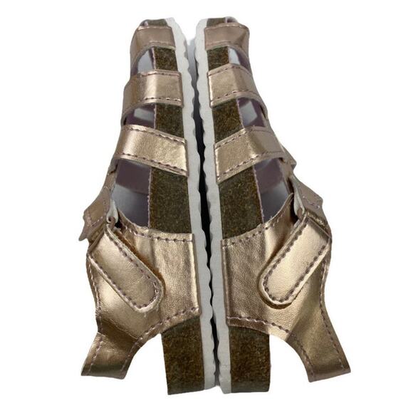 New in Box Tucker + Tate Girls Fisherman Sandals Rose Gold Pink Casual Summer 9M - Picture 6 of 8